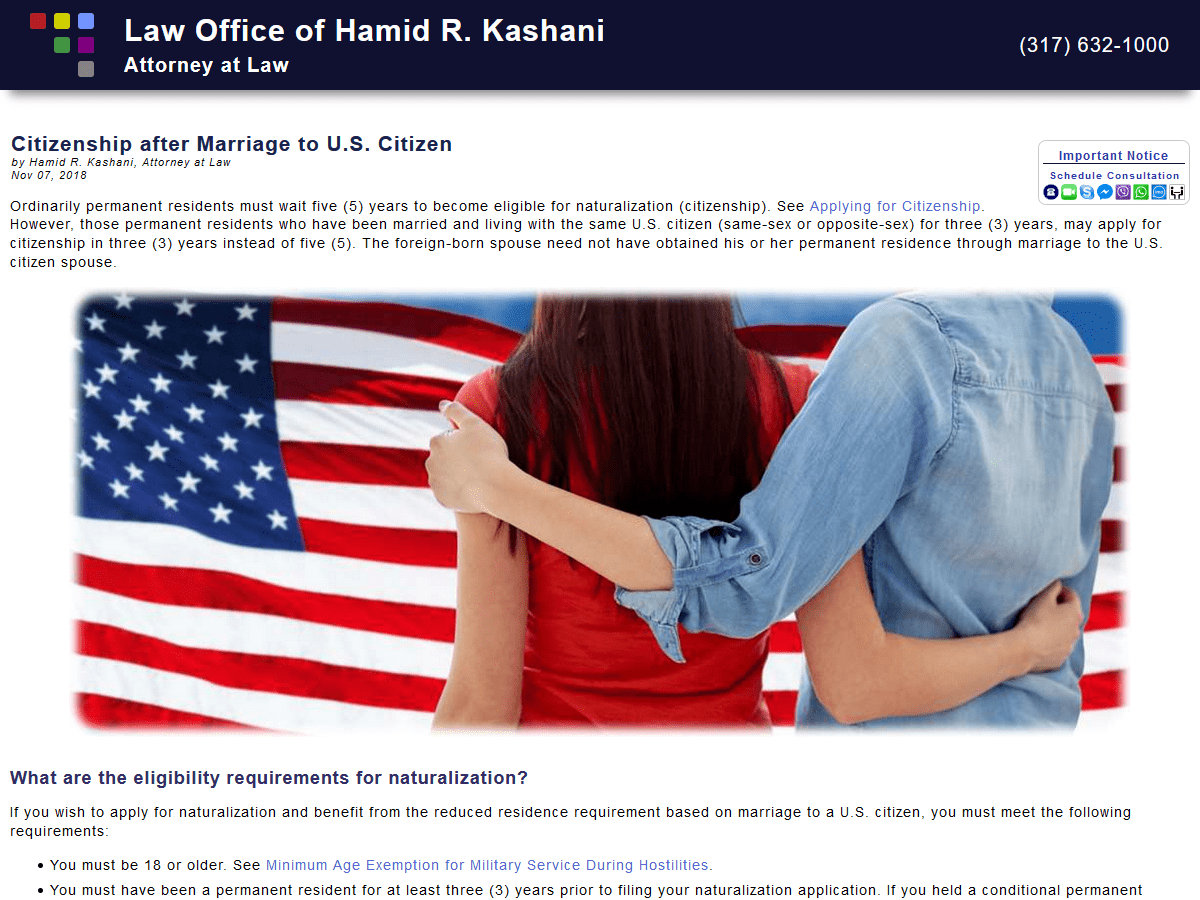 Citizenship after Marriage to U.S. Citizen