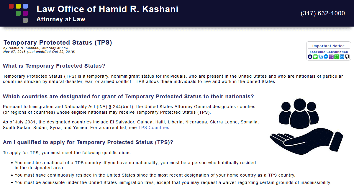 Temporary Protected Status (TPS)